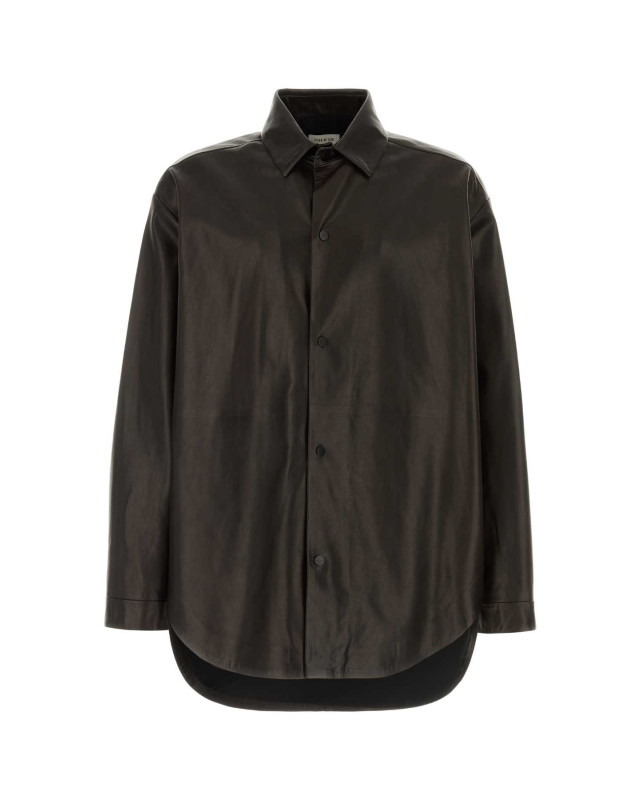 [Fear of God] Shirts Long Sleeve SS26 FG9M50505LTH DARKBROWN