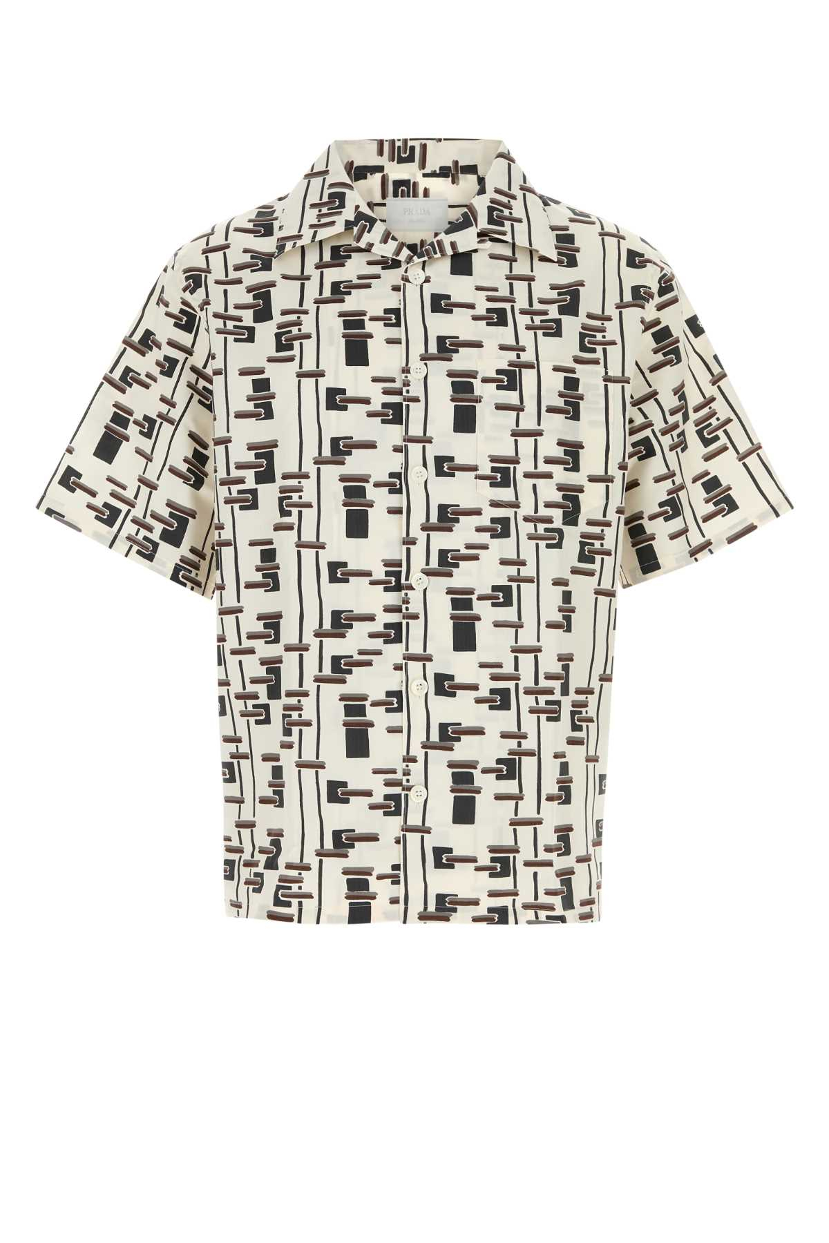 [Prada] Shirts Short Sleeve SS26 UCS414SUMO19GW F0S8V