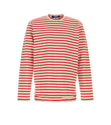 [Junya Watanabe] T-shirts Long Sleeve SS26 WQT012051 NATURALRED