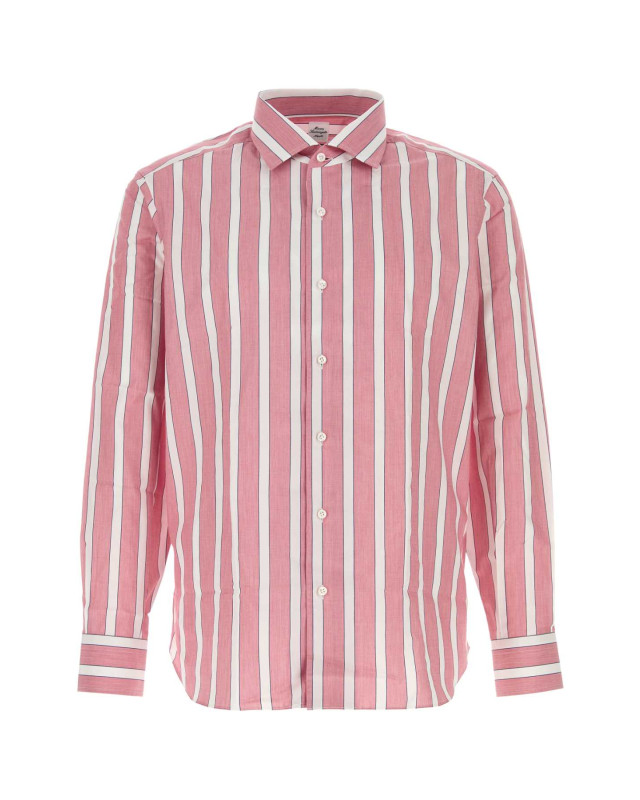 [Junya Watanabe] Shirts Long Sleeve SS26 WQB014051 WHTNVYRED
