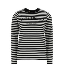 [MICHAEL BY MICHAEL KORS] T-shirts Long Sleeve SS26 MS6520JKWZ BLACKWHITE