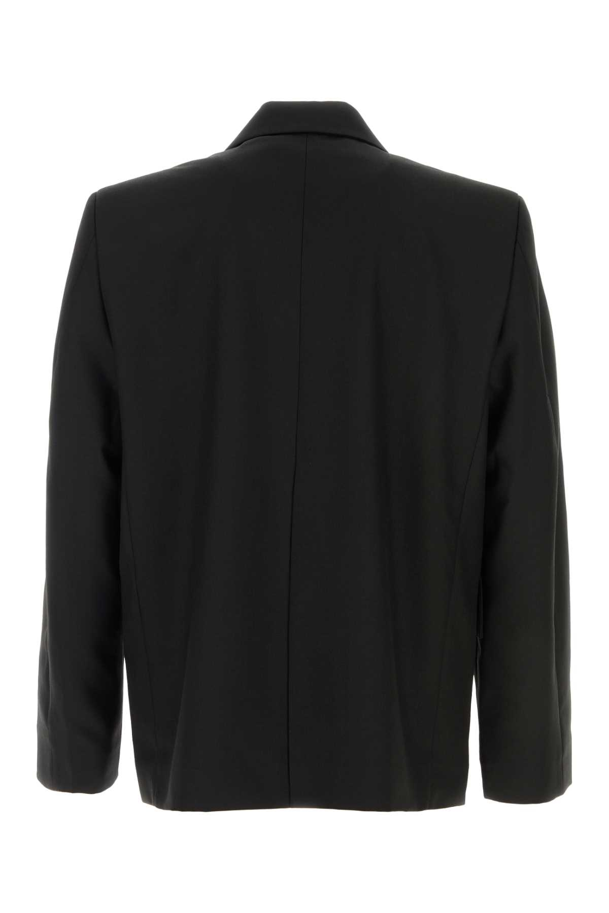 [Sefr] Vest SS26 MSS26AMAREFINB FINEBLACKWOOL