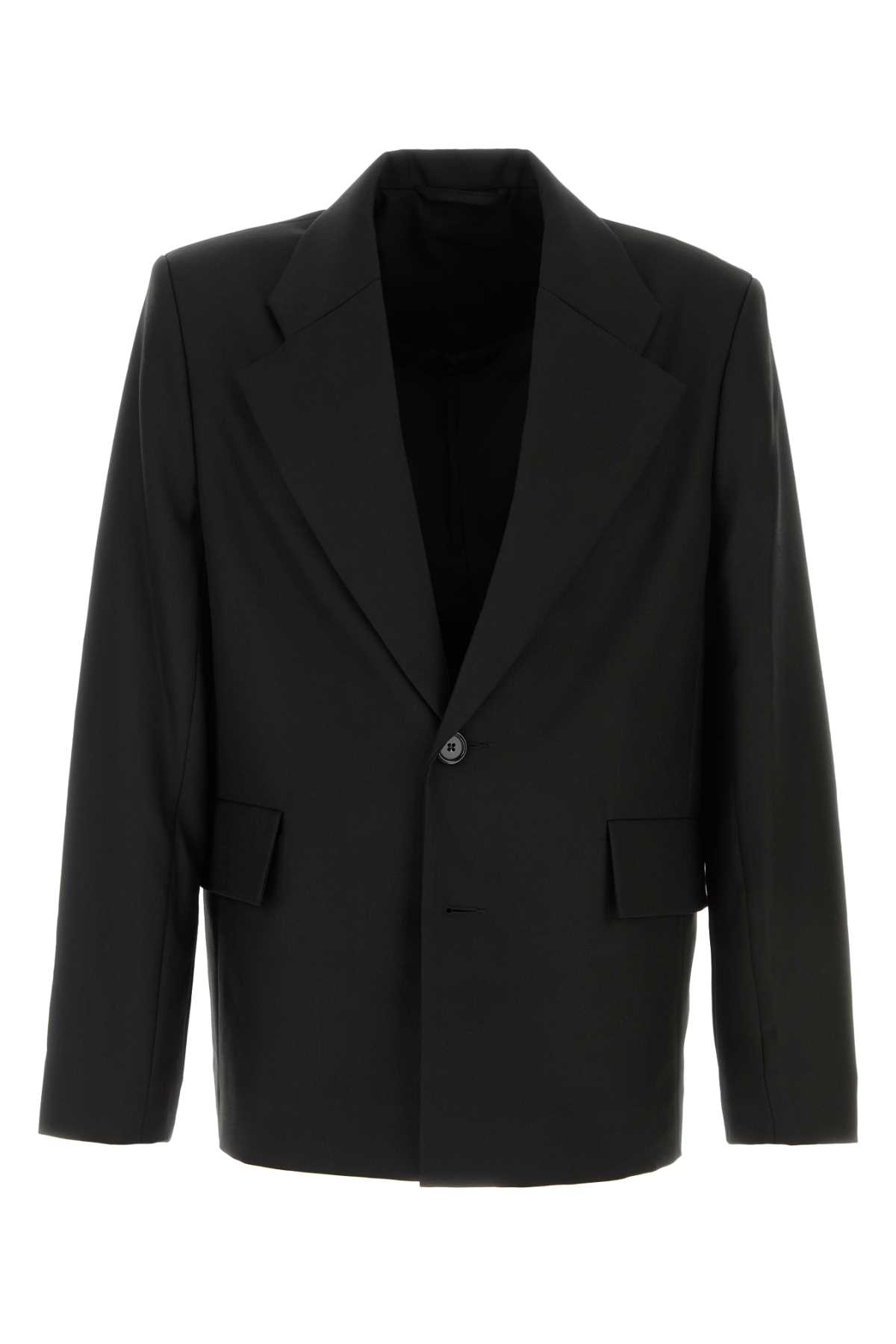 [Sefr] Vest SS26 MSS26AMAREFINB FINEBLACKWOOL
