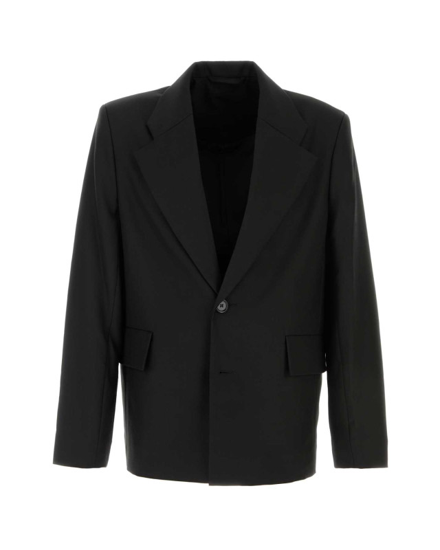 [Sefr] Vest SS26 MSS26AMAREFINB FINEBLACKWOOL