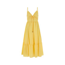 [MICHAEL BY MICHAEL KORS] Sleeveless dress SS26 MS683DHKLZ LEMON