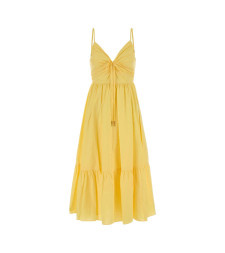 [MICHAEL BY MICHAEL KORS] Sleeveless dress SS26 MS683DHKLZ LEMON