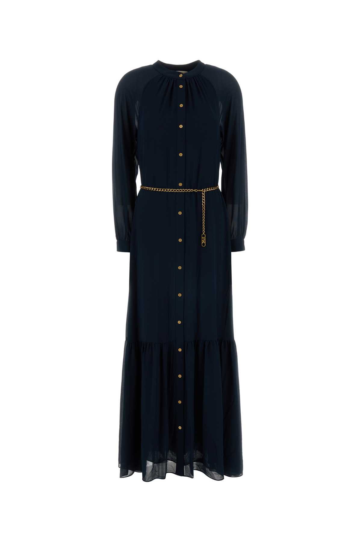 [MICHAEL BY MICHAEL KORS] Long sleeve dress SS26 MS682CM7R3 BLUNOTTE