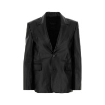 [Balenciaga] Leather Jacket SS26 856379TQS04 1000