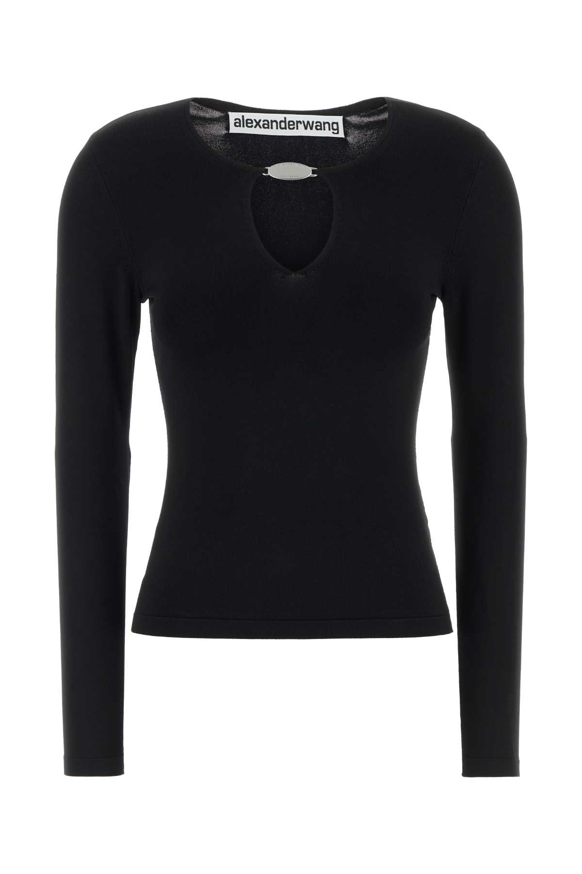 [ALEXANDER WANG] T-shirts Long Sleeve SS26 1KC1261095 001