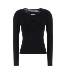 [ALEXANDER WANG] T-shirts Long Sleeve SS26 1KC1261095 001