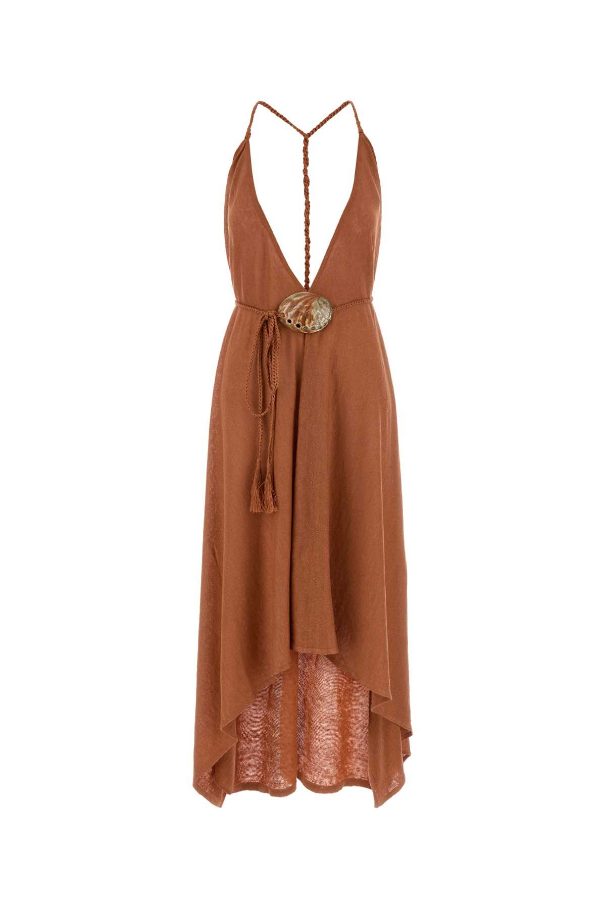 [Alanui] Sleeveless dress SS26 LWHI048R26KNI0017373 BURN