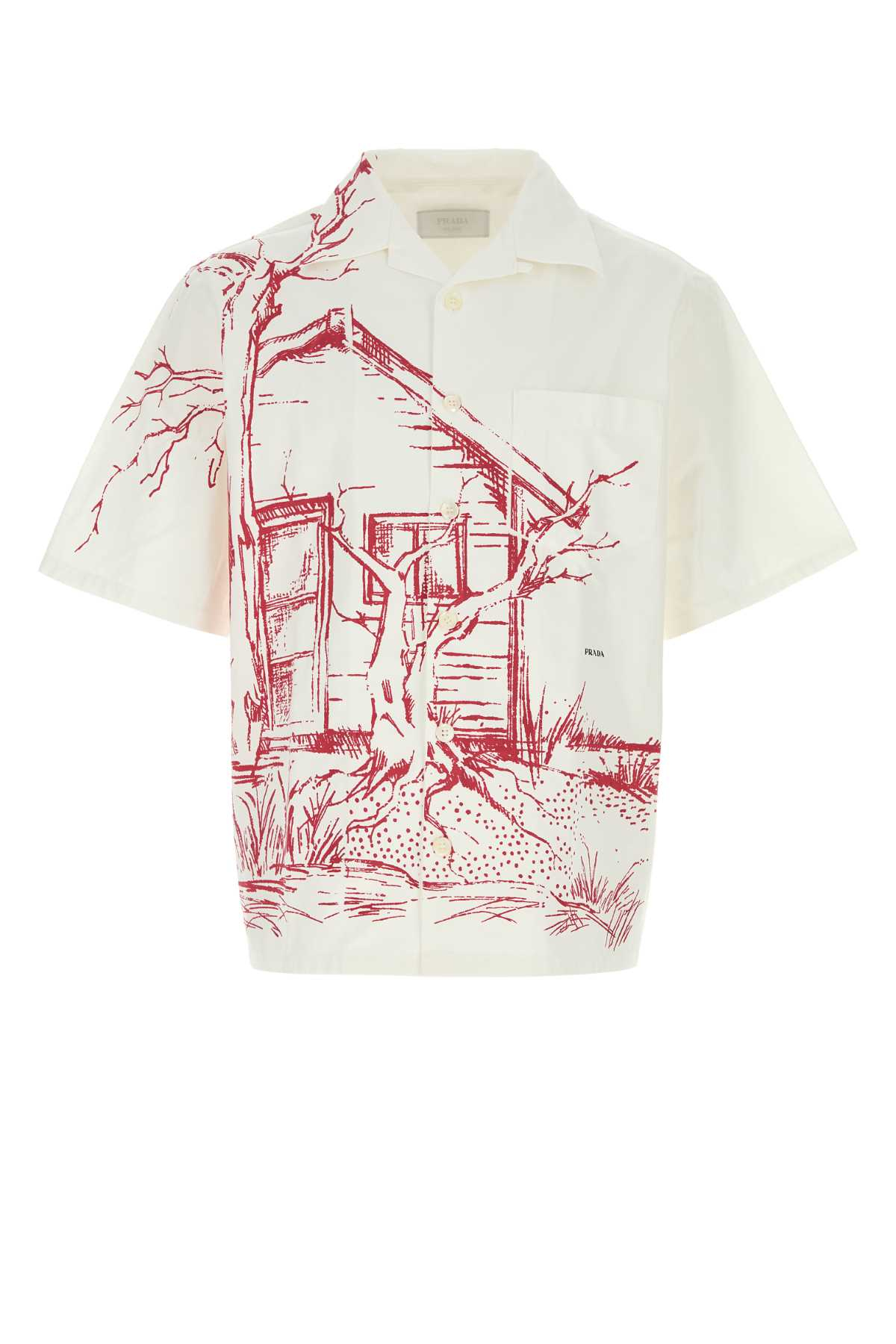 [Prada] Shirts Short Sleeve SS26 UCS414SUMO184F F0011