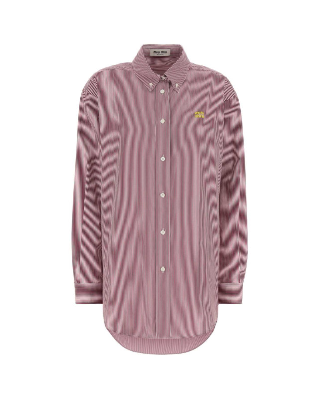 [Miu Miu] Shirts Short Sleeve SS26 MK1626SOOO19EA F03DU