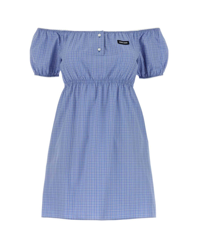 [Miu Miu] Short sleeve dress SS26 MF6225SOOO183A F0076