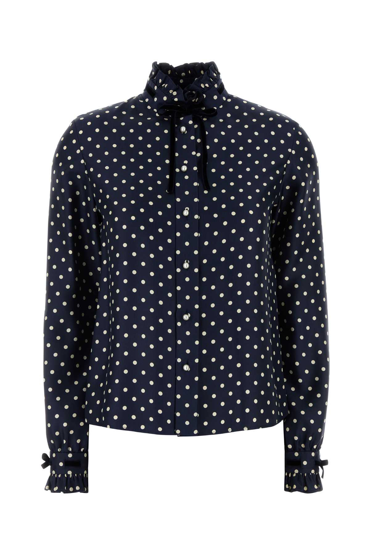 [Valentino Garavani] Shirts Long Sleeve SS26 7B3AB7U79ML 0W6