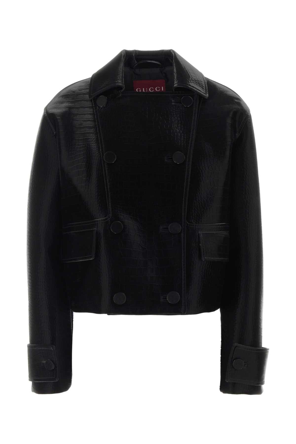 [Gucci] Leather Jacket SS26 848172XNBAA 1000