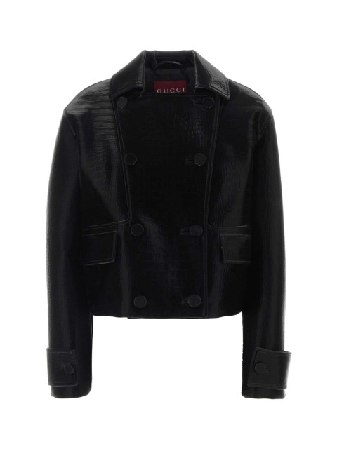 [Gucci] Leather Jacket SS26 848172XNBAA 1000