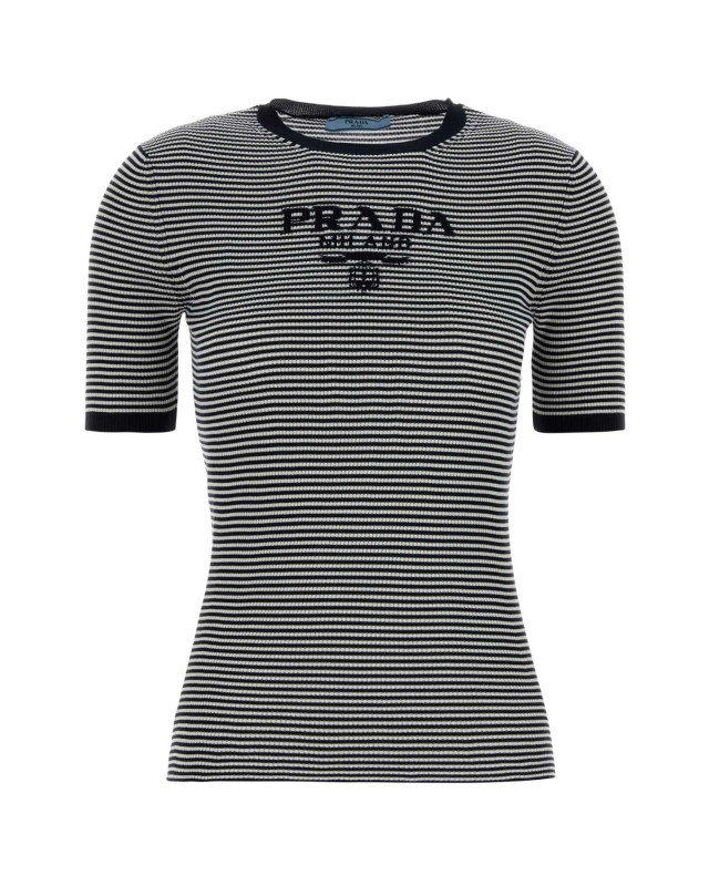 [Prada] T-shirts Short Sleeve SS26 P24T1FSWMO19BV F022X