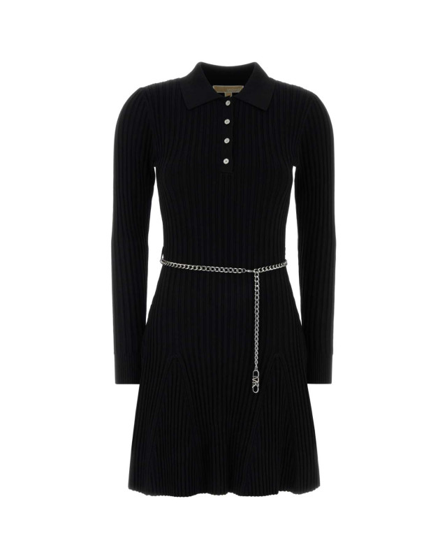 [MICHAEL BY MICHAEL KORS] Long sleeve dress SS26 MR6839S5ZV BLACK
