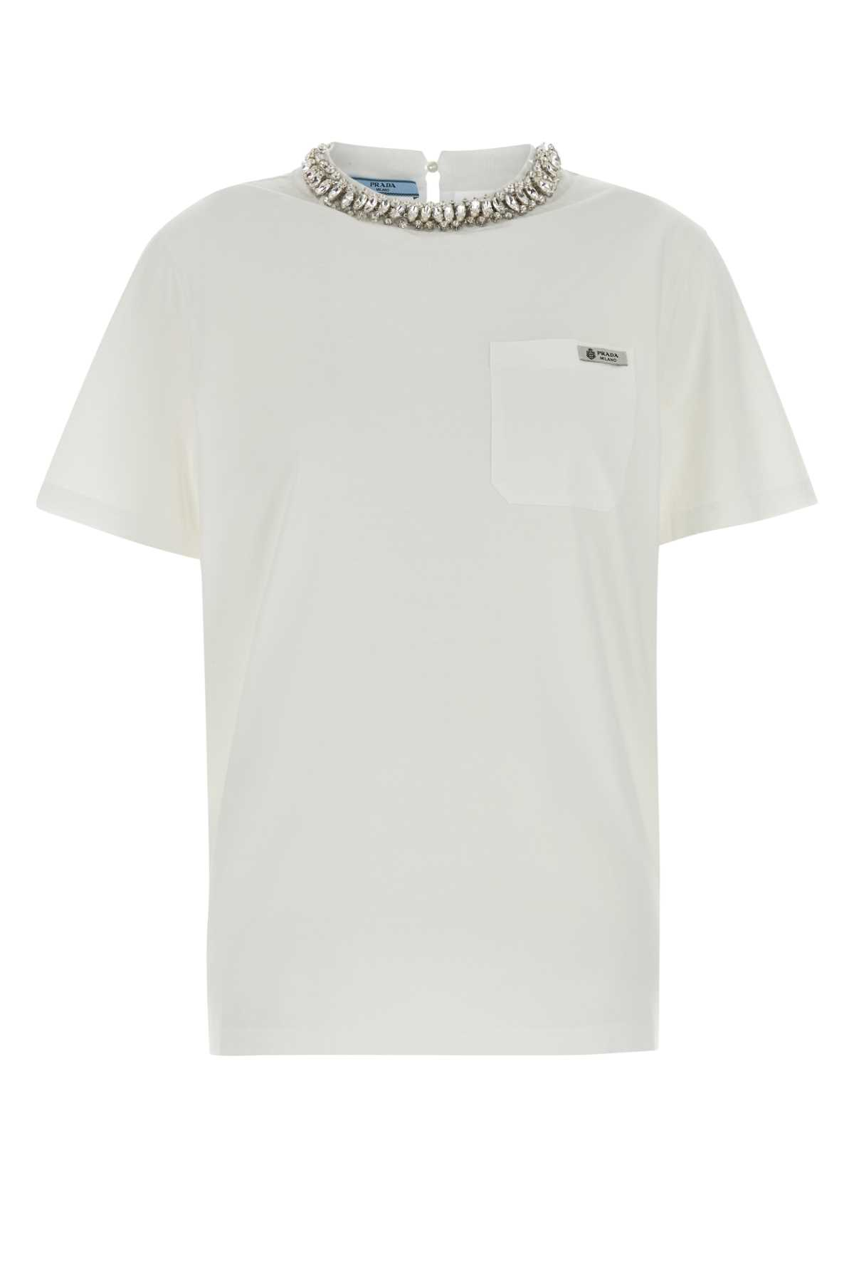 [Prada] T-shirts SS26 3576BRSOOO182X F0009