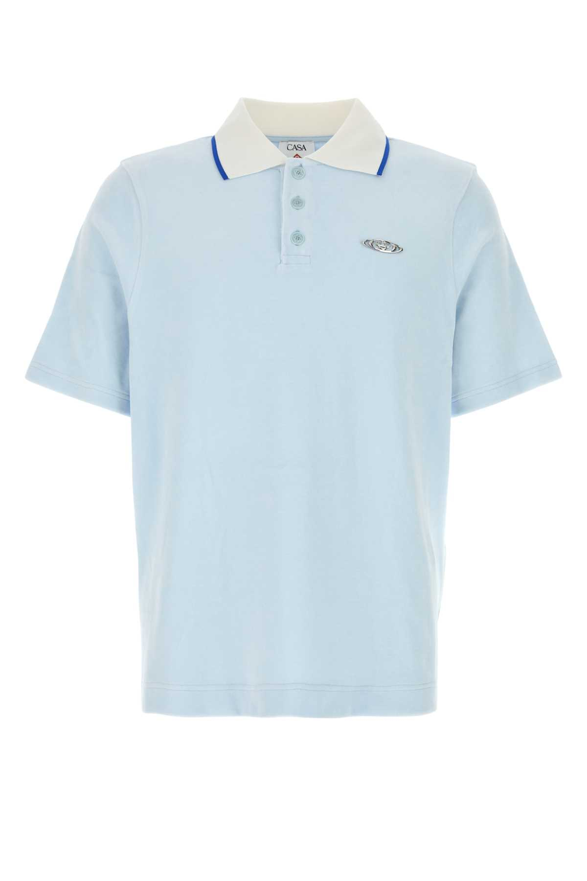 [Casablanca] Shirts Short Sleeve SS26 MSP26JTP44701 PALEBLUE