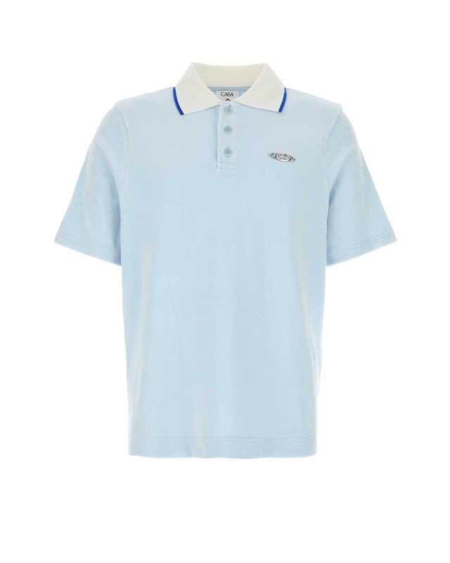 [Casablanca] Shirts Short Sleeve SS26 MSP26JTP44701 PALEBLUE