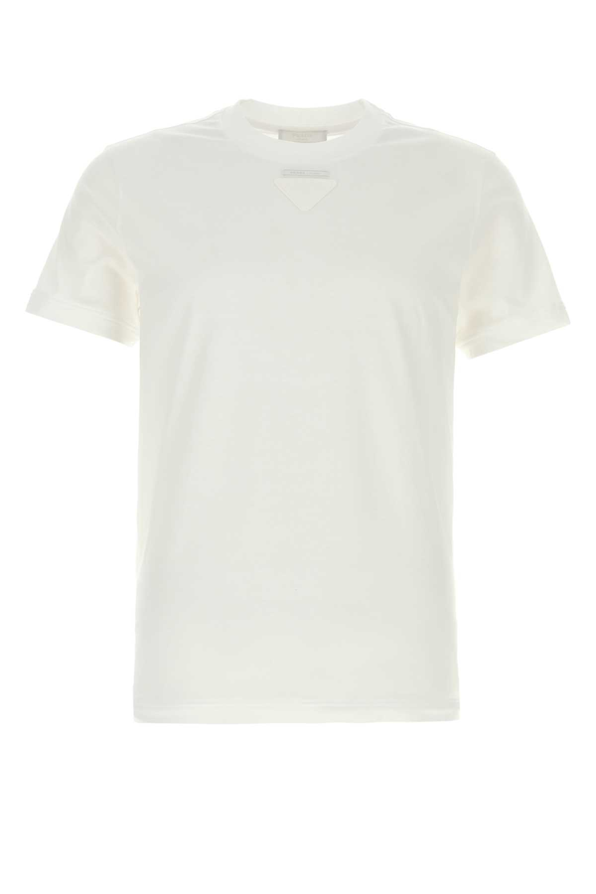 [Prada] T-shirts Short Sleeve SS26 UJN979SOOO11CD F0009
