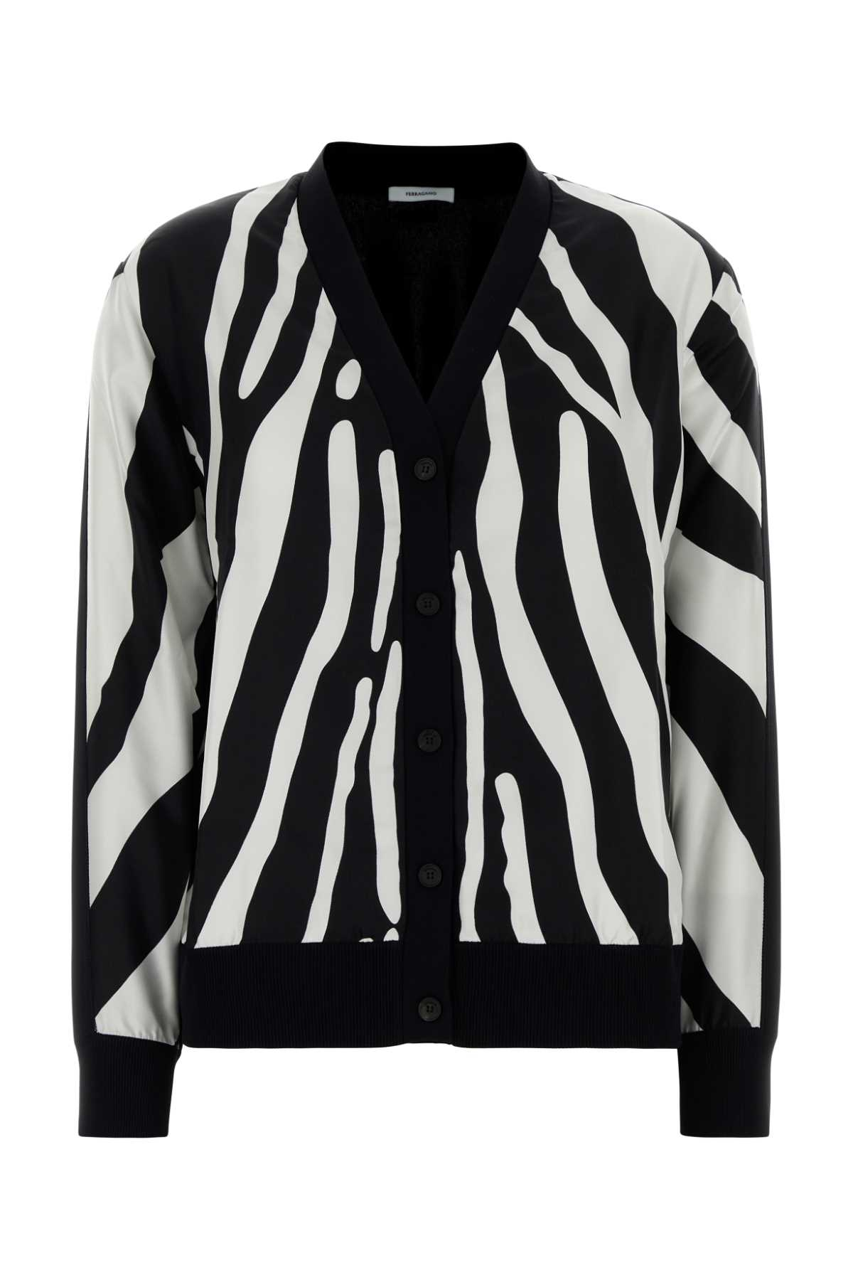 [Salvatore Ferragamo] Cardigan SS26 13I070791776 NERO