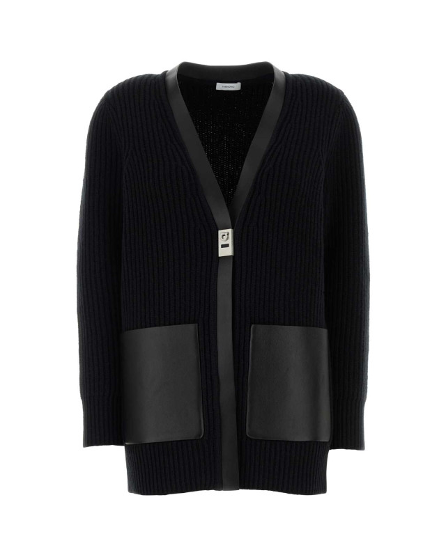[Salvatore Ferragamo] Cardigan SS26 13H299784286 NERO