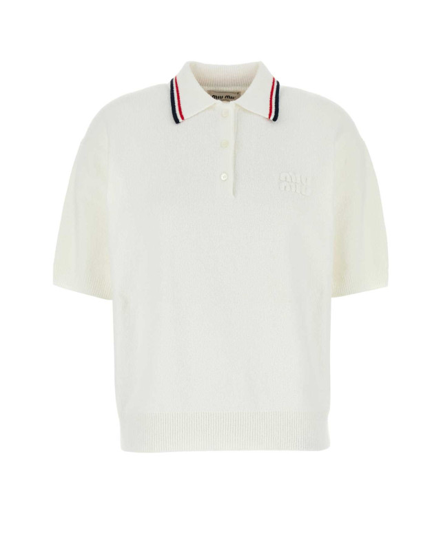 [Miu Miu] T-shirts Short Sleeve SS26 MMLB31SOOO17NR F0009