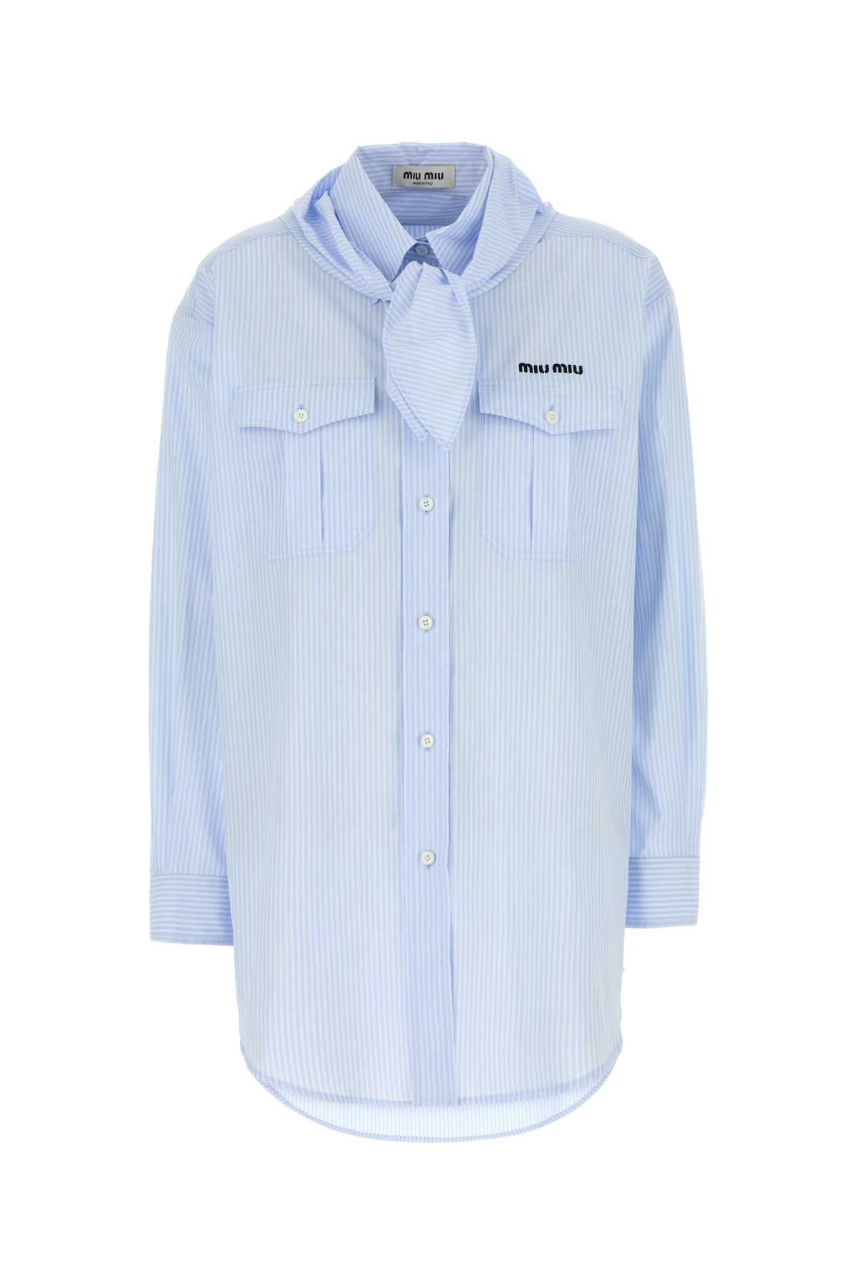 [Miu Miu] Shirts Long Sleeve SS26 MK1918SOOO173Y F0012