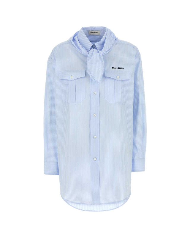 [Miu Miu] Shirts Long Sleeve SS26 MK1918SOOO173Y F0012