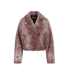 [Diesel] Leather Jacket FW26 A24067 0CJCM7GD