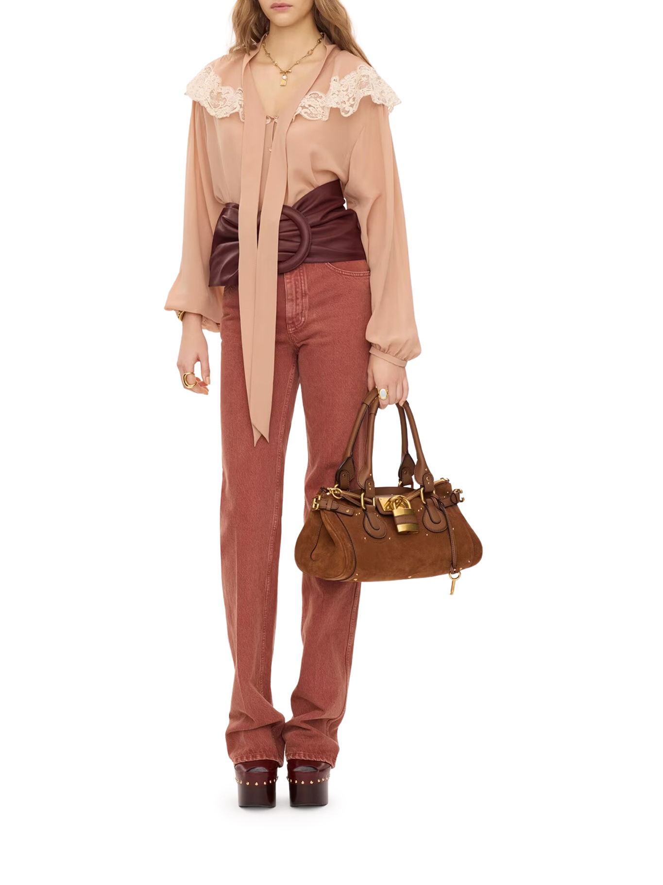 [Chloe] Shoulder bag FW26 CH26AS802S77206 VINTAGE BROWN