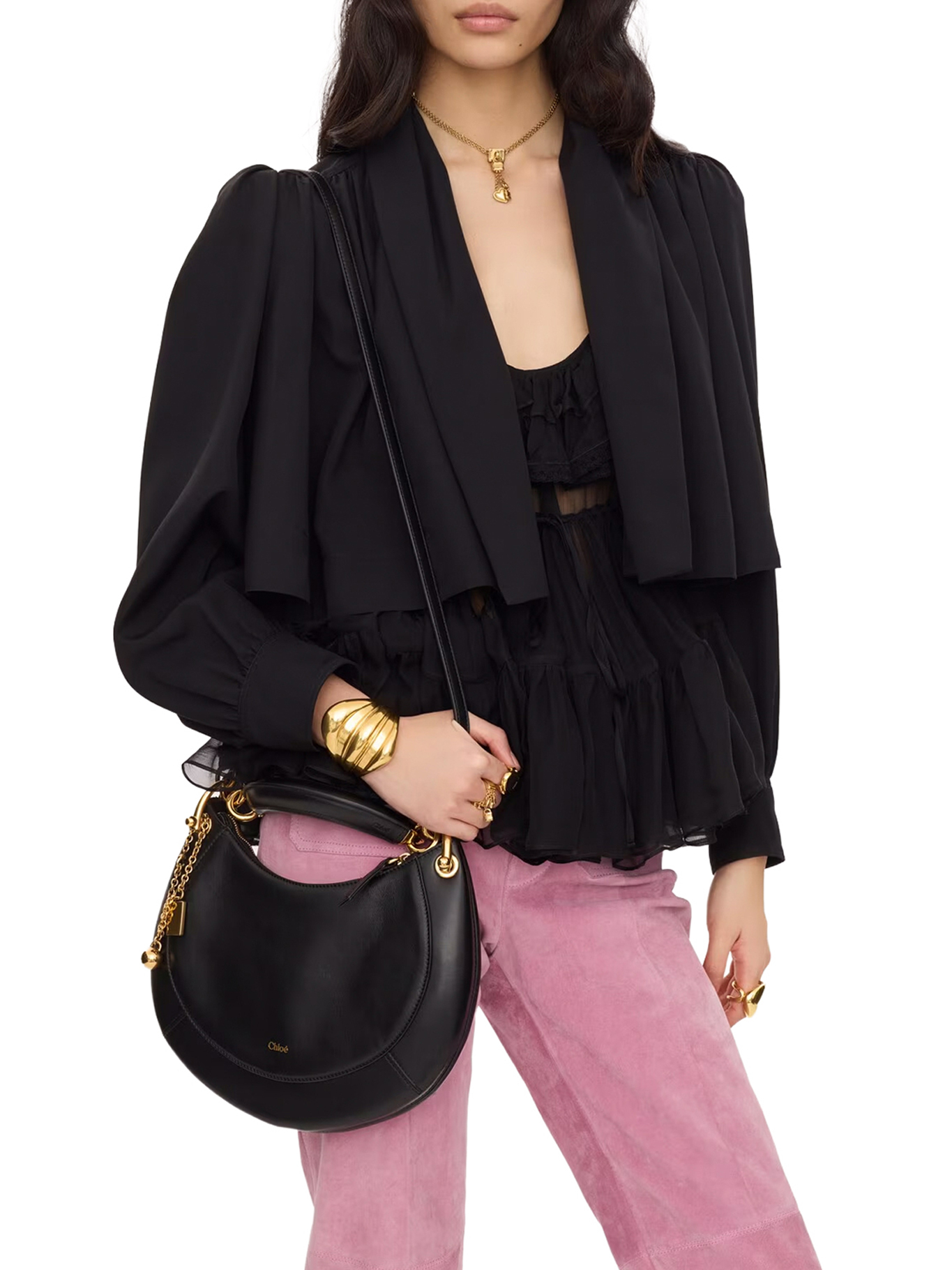 [Chloe] Shoulder bag FW26 CH26AS921S60001 BLACK