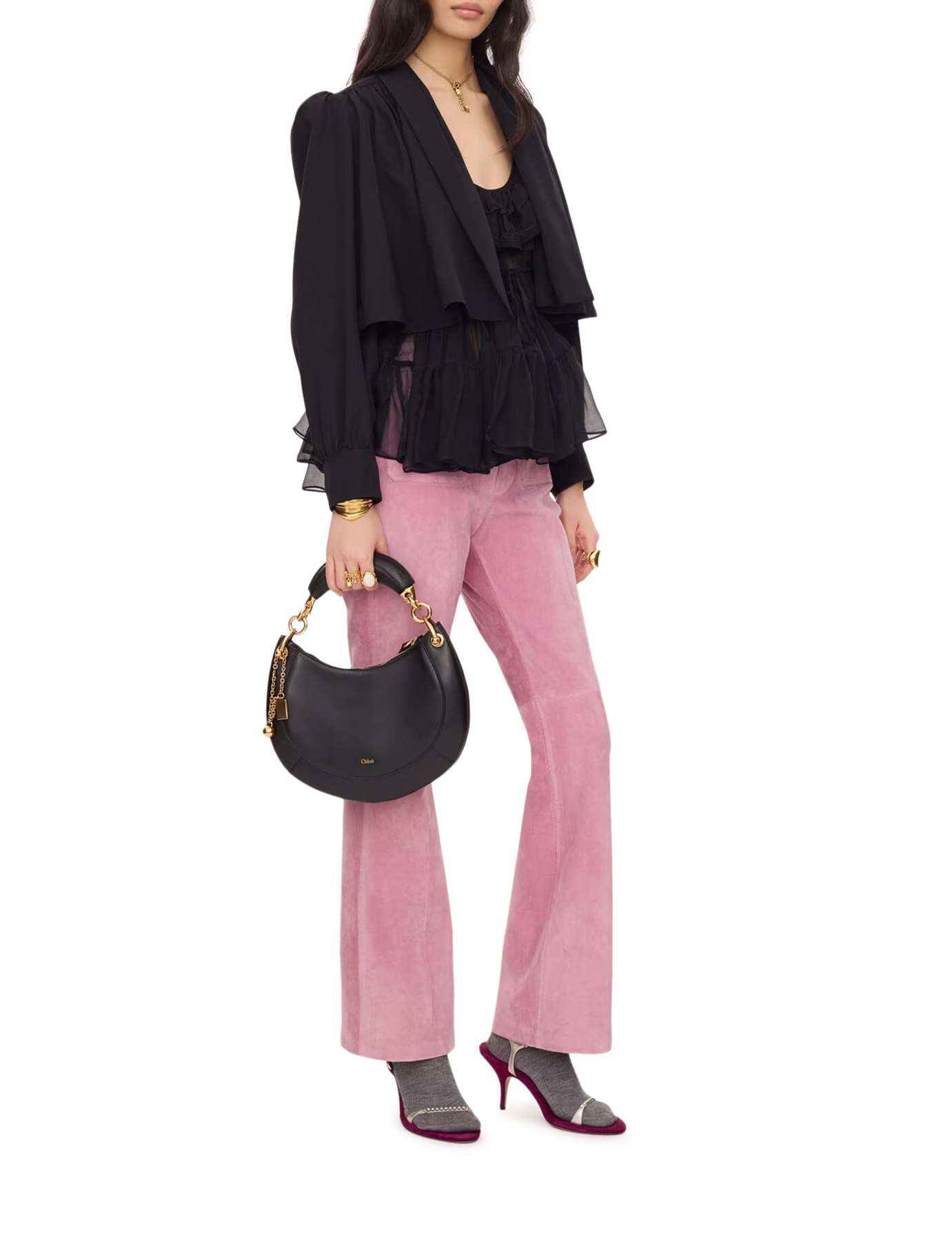 [Chloe] Shoulder bag FW26 CH26AS921S60001 BLACK