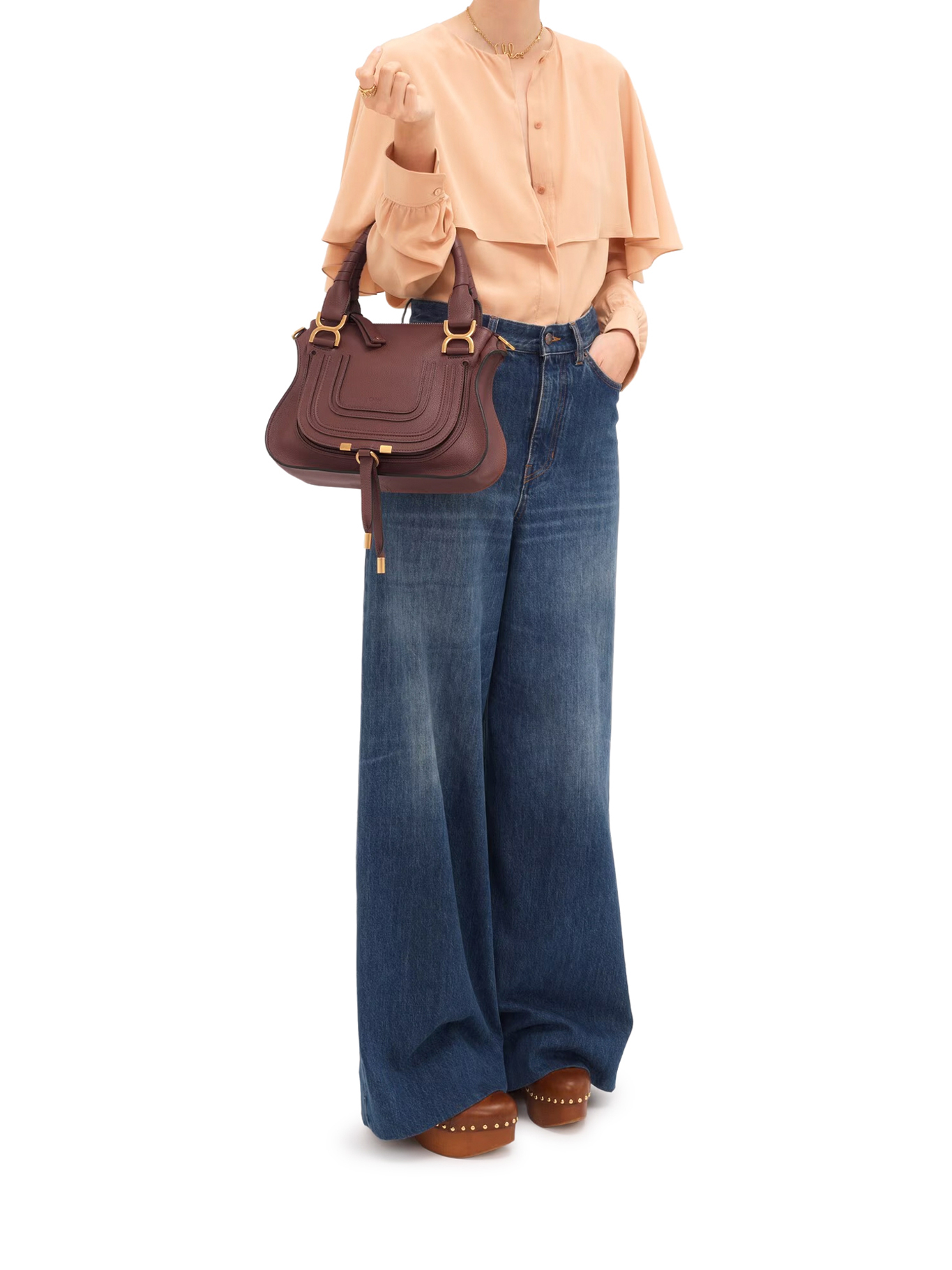 [Chloe] Tote bag FW26 CHC22AS628I3127M CRAFTY BROWN