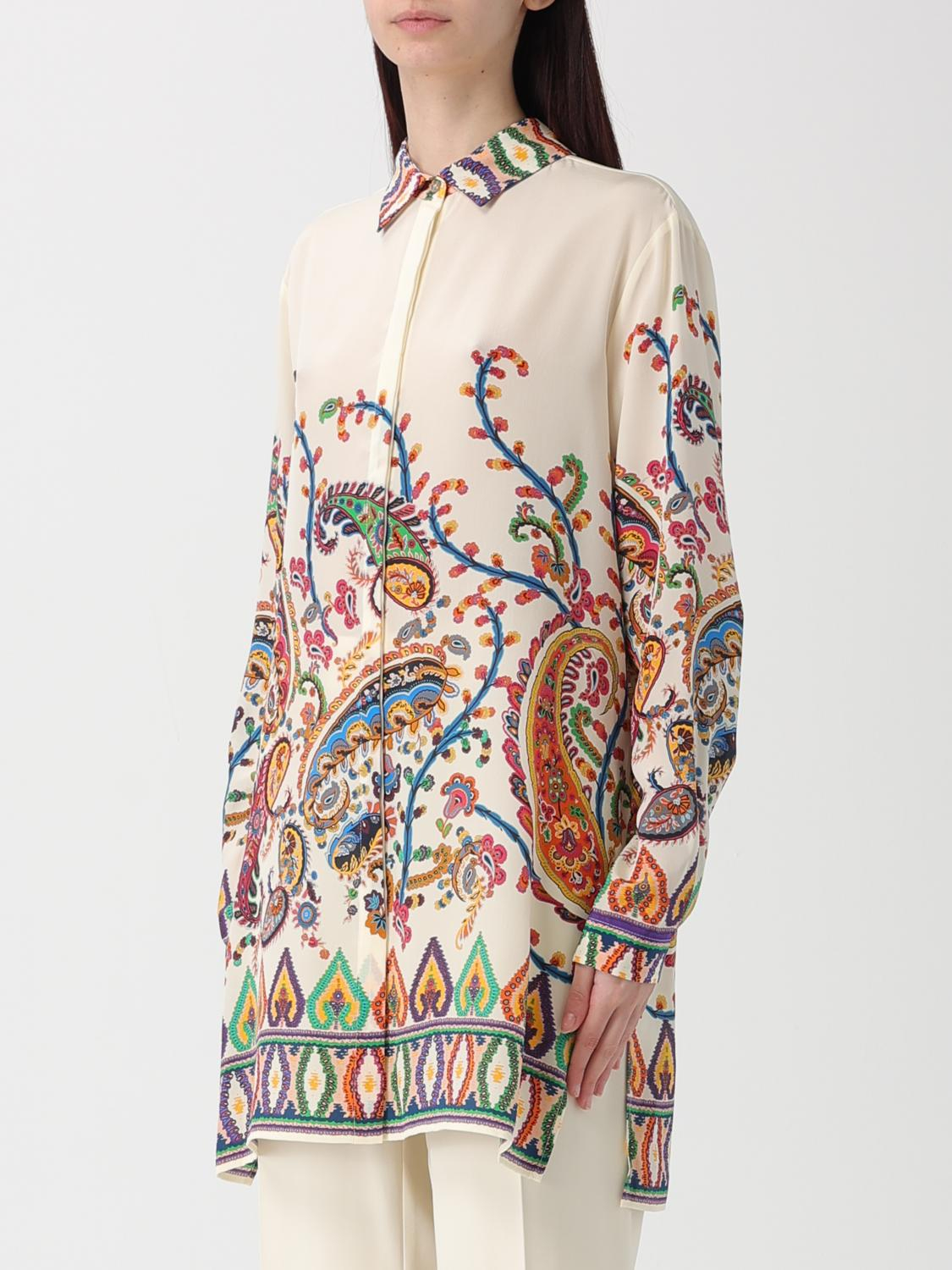 [Etro] Shirts Long Sleeve SS26 WRIA0103AKG20 X0800
