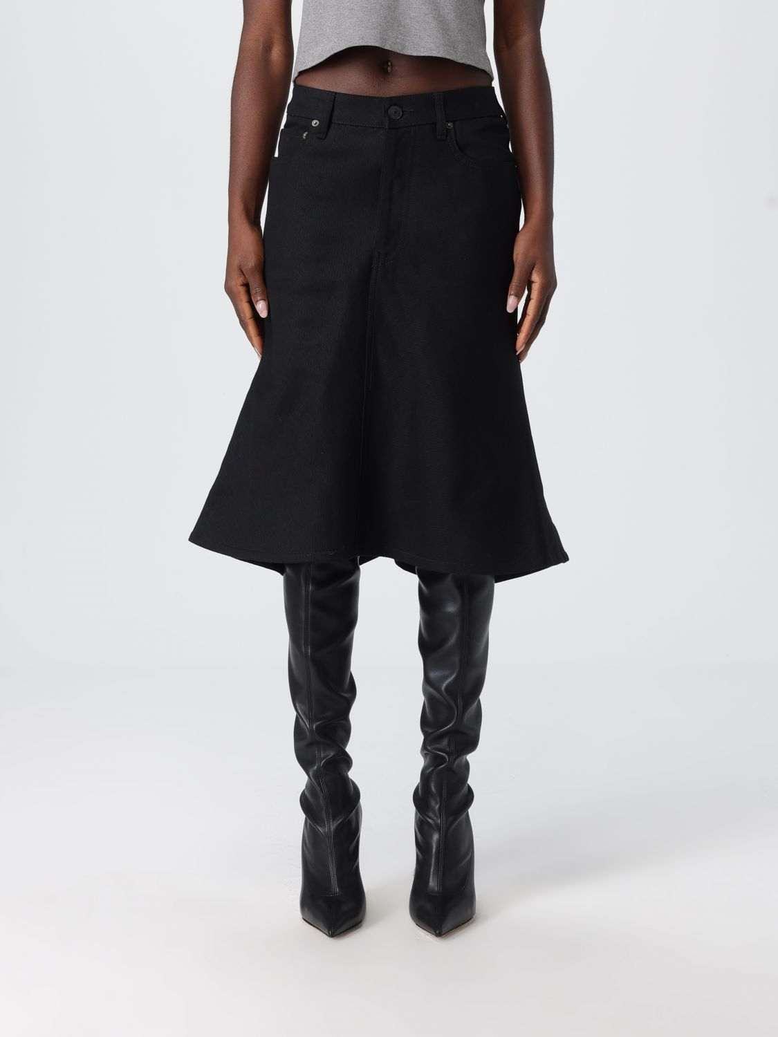 [Balenciaga] Midi skirt SS26 852330TTWA4 1000