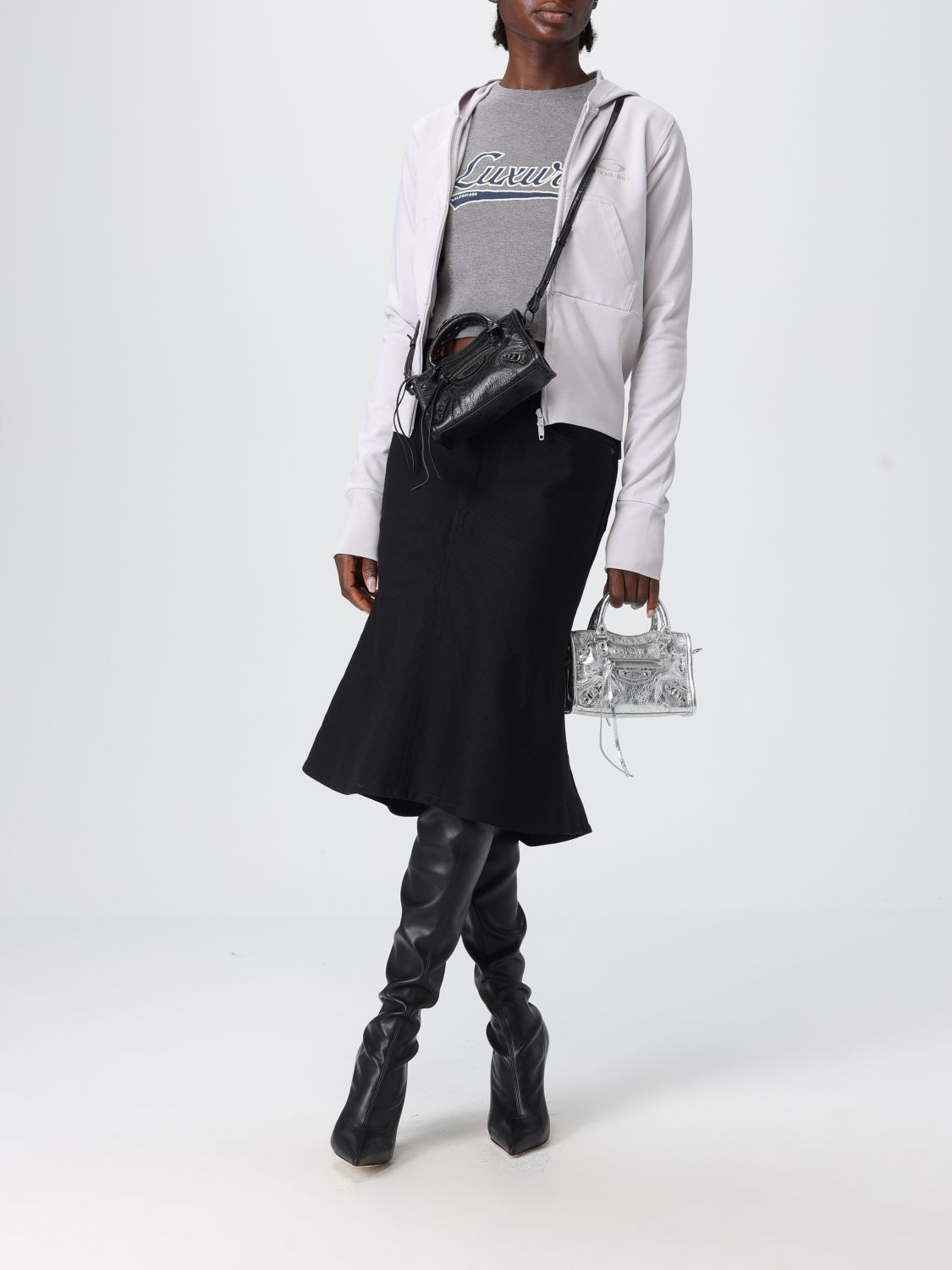 [Balenciaga] Midi skirt SS26 852330TTWA4 1000