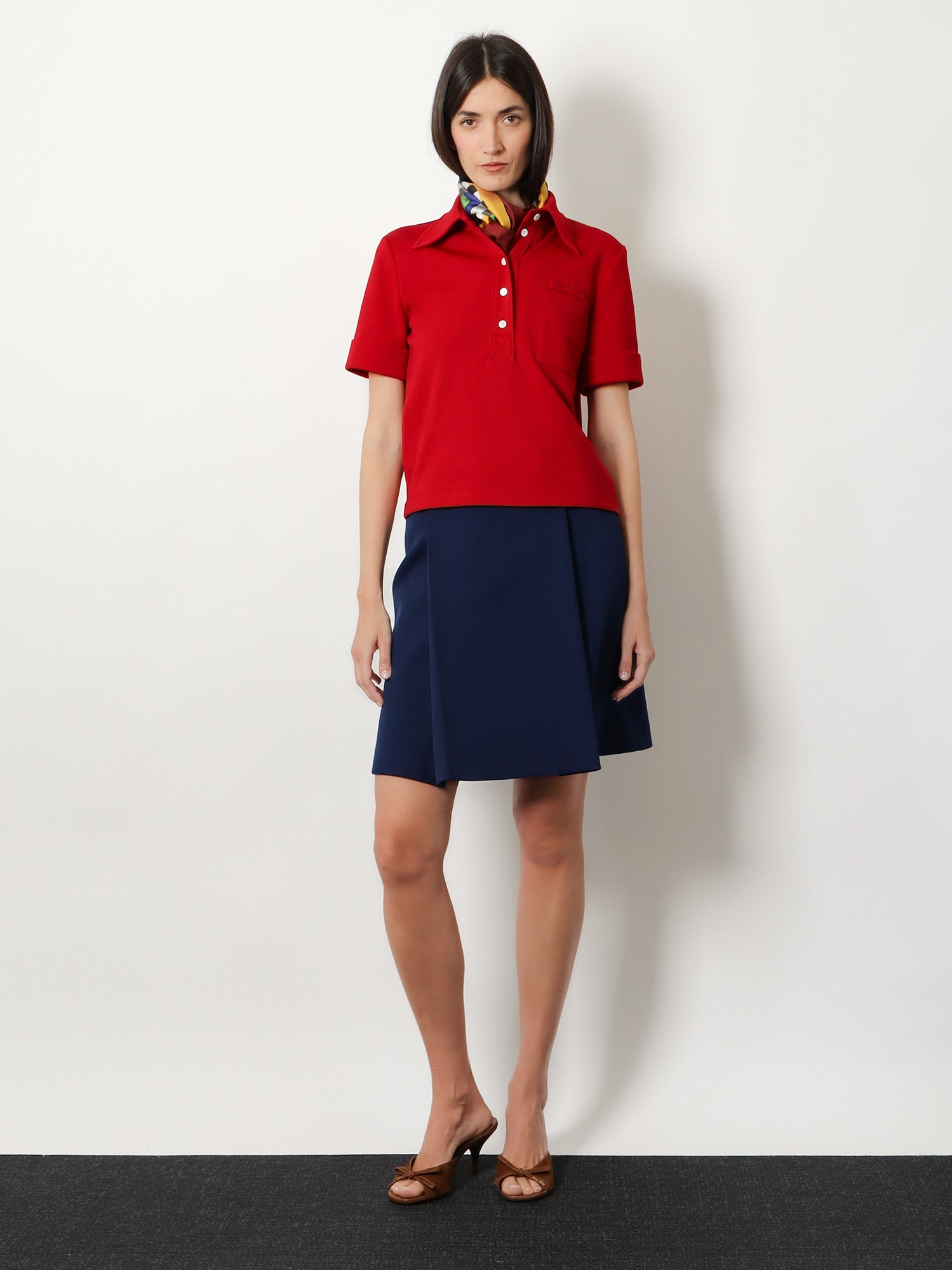 [Miu Miu] Midi skirt SS26 MG2679SOOO14OAF0216