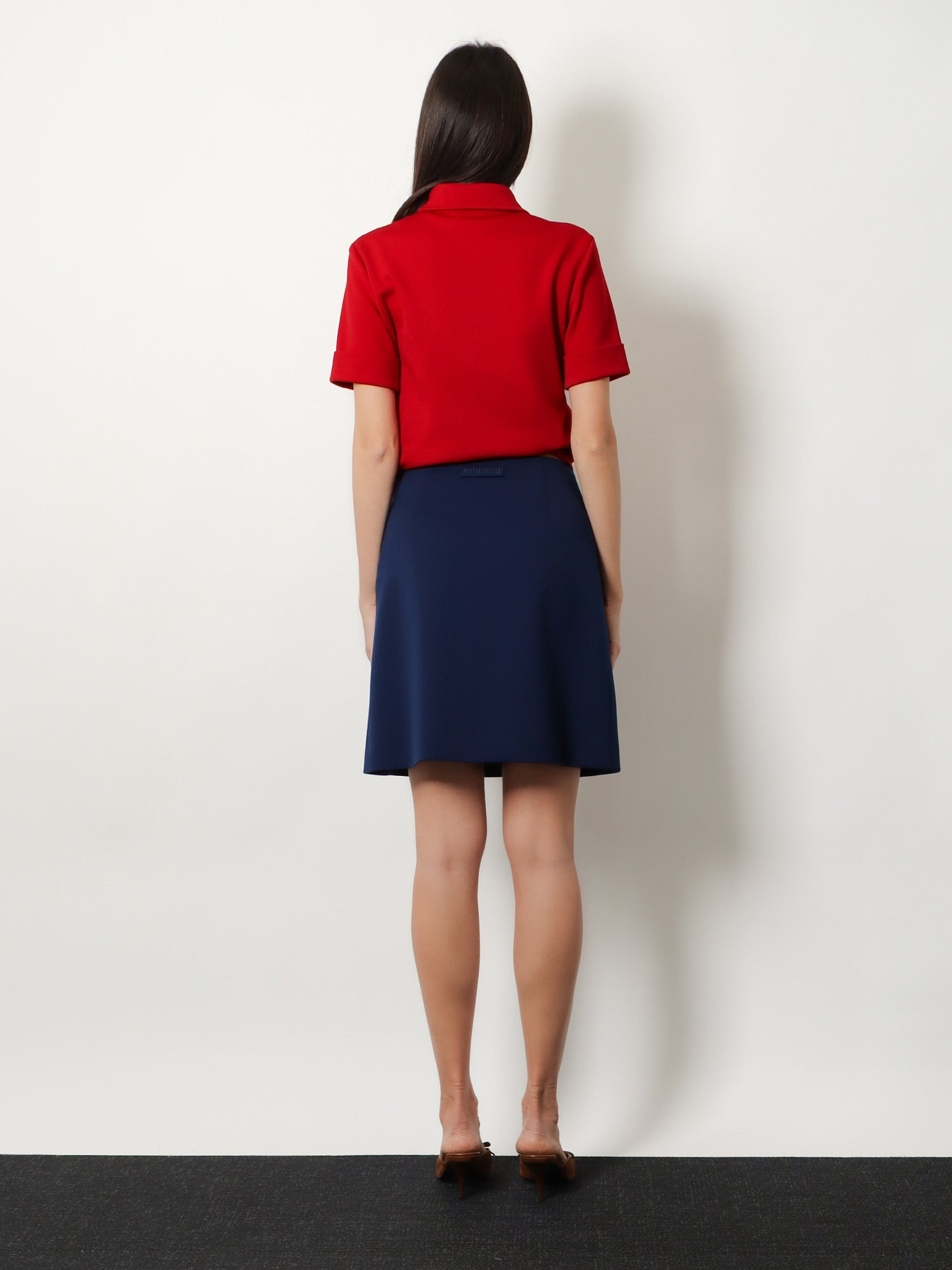 [Miu Miu] Midi skirt SS26 MG2679SOOO14OAF0216