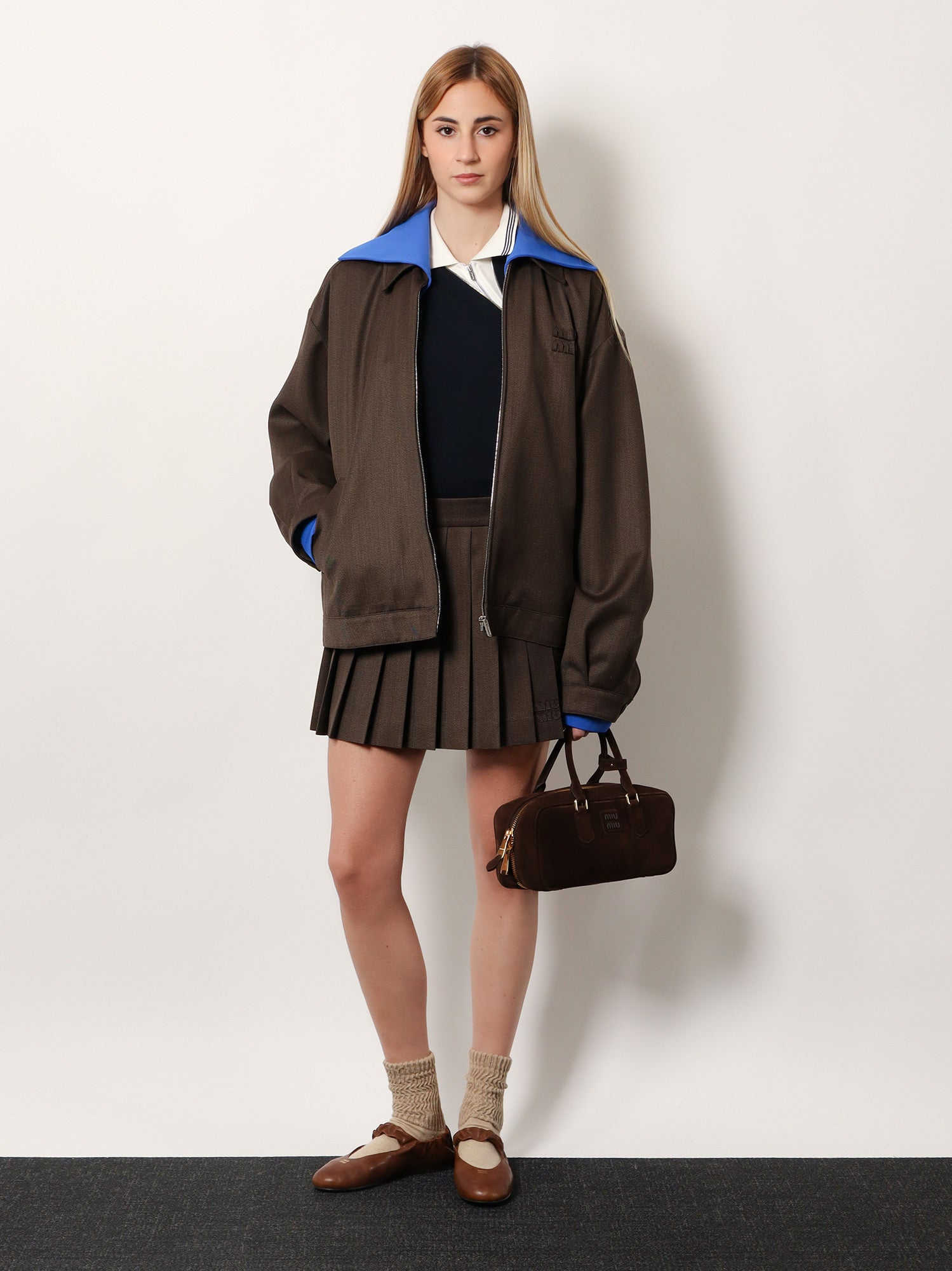[Miu Miu] Shirts Long Sleeve SS26 MJLA20SOOO18ZWF0008