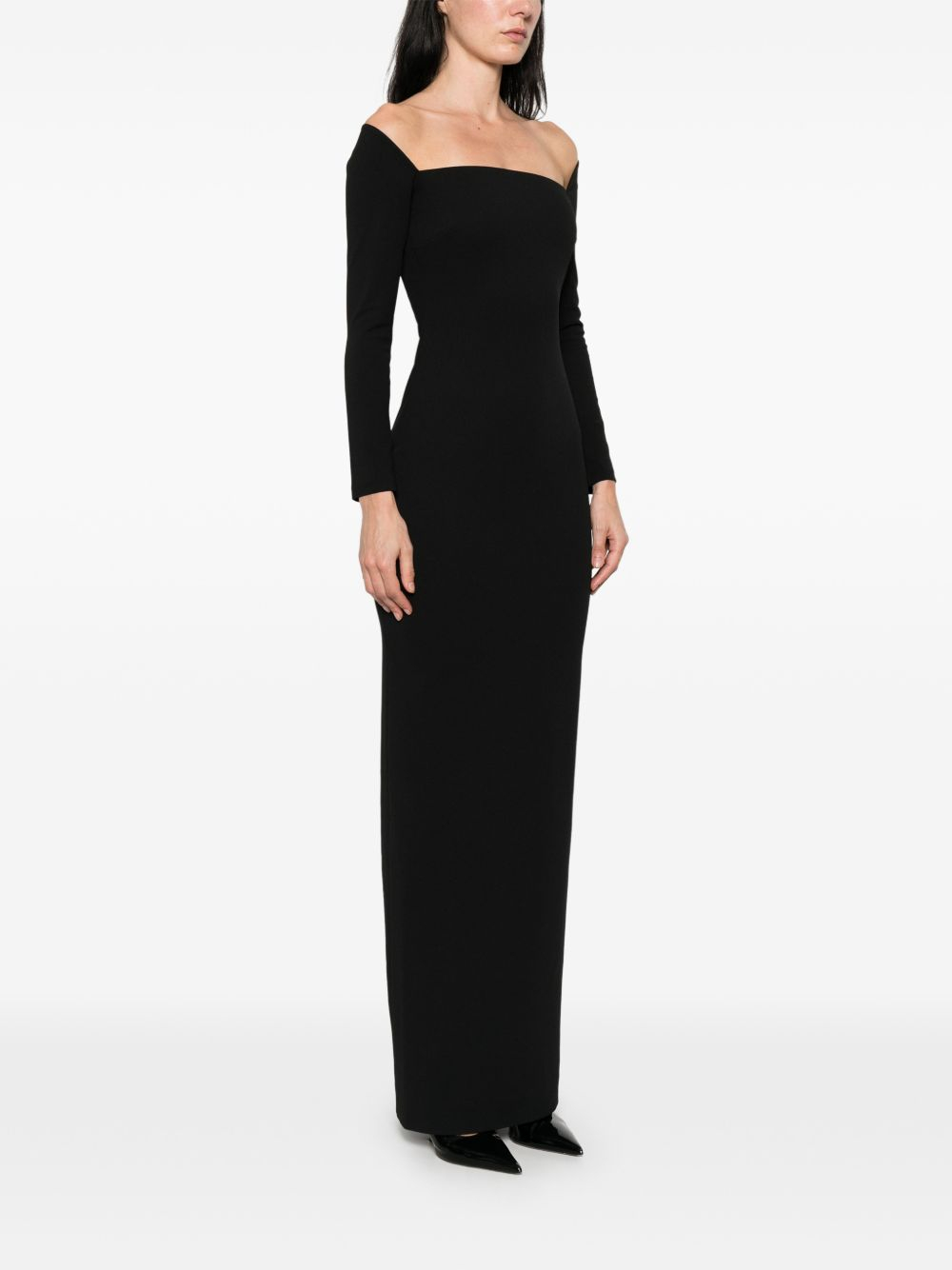[Solace London] Long sleeve dress SS26 OS47029BLACK
