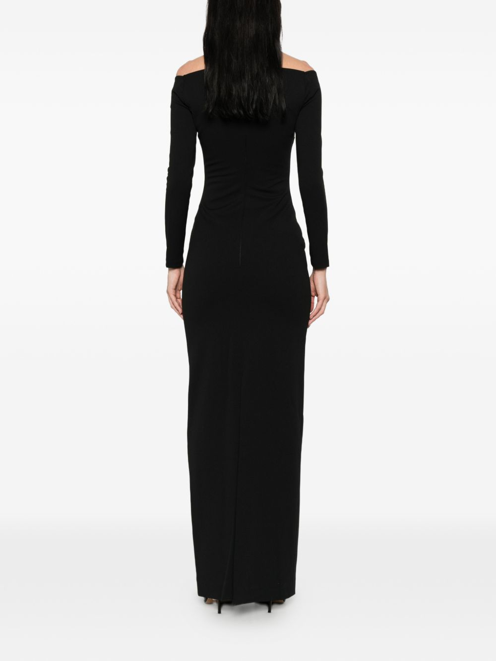 [Solace London] Long sleeve dress SS26 OS47029BLACK