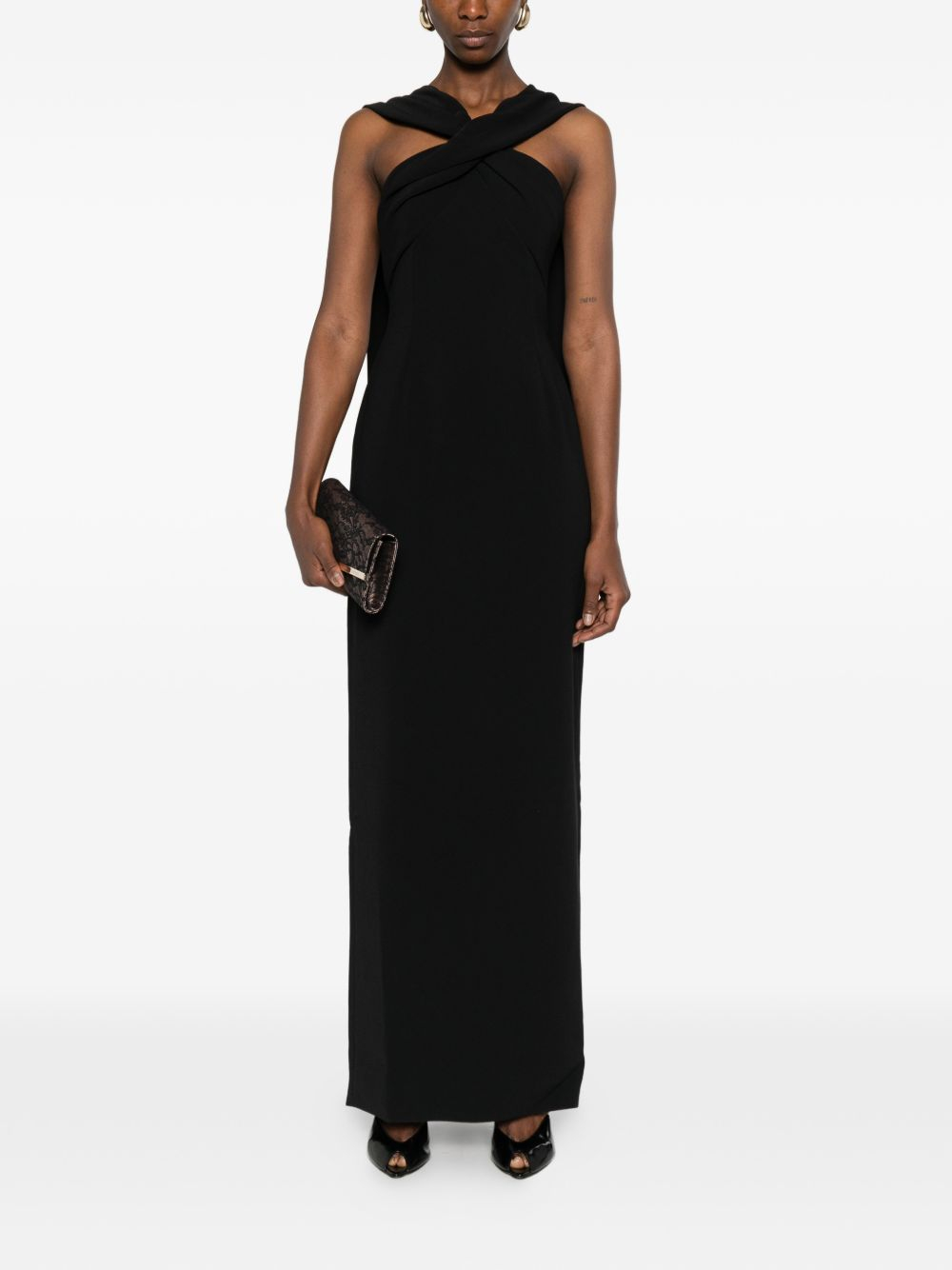 [Solace London] Sleeveless dress SS26 OS47043BLACK