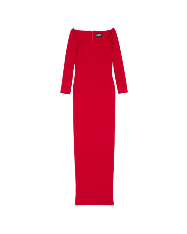 [Solace London] Long sleeve dress SS26 OS47029RED