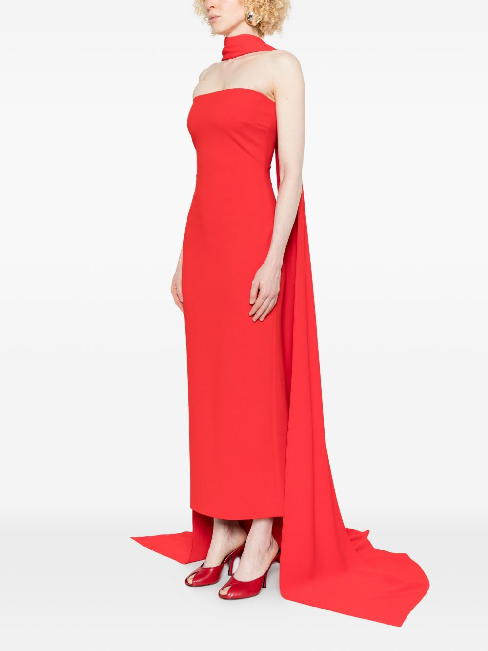 [Solace London] Sleeveless dress SS26 OS47049RED