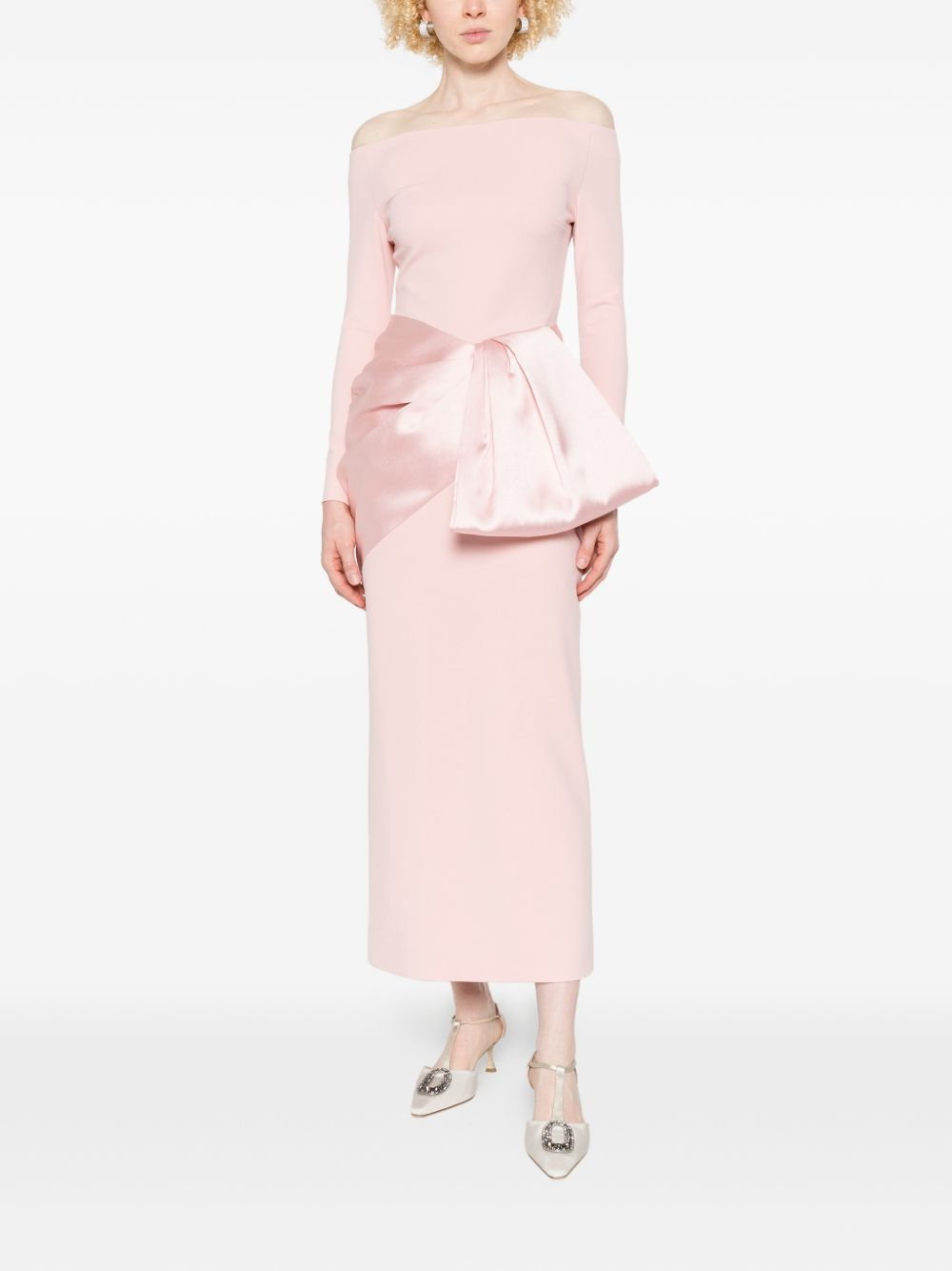 [Solace London] Long sleeve dress SS26 OS47050CAMELLIAPINK
