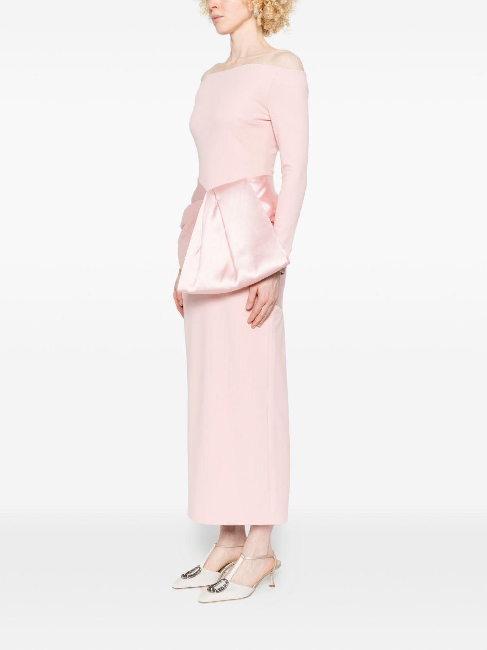 [Solace London] Long sleeve dress SS26 OS47050CAMELLIAPINK